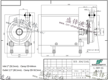 Load image into Gallery viewer, ShengFeng ABB Motor Hygienic Centrifugal Pump