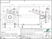 Load image into Gallery viewer, ShengFeng ABB Motor Hygienic Centrifugal Pump