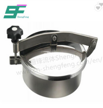 Load image into Gallery viewer, ShengFeng Hygienic Round Manhole Cover (Manway) without Pressure