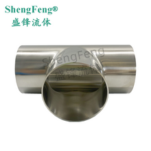 Load image into Gallery viewer, ShengFeng 7WWW Weld Ends Sanitary Equal Short Tee