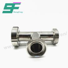 Load image into Gallery viewer, ShengFeng Hygienic Unioned Tee (2 Male+1 Liner&Nut)