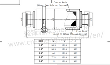 Load image into Gallery viewer, ShengFeng Hygienic Clamped Straight In Line Filter
