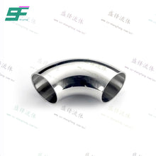 Load image into Gallery viewer, ShengFeng Hygienic SMS 45 degree Welded Short Elbow