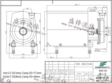 Load image into Gallery viewer, ShengFeng ABB Motor Hygienic Centrifugal Pump