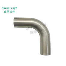 Load image into Gallery viewer, ShengFeng L2S Weld Ends 90 Degree Sanitary Long Elbow