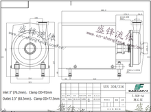 Load image into Gallery viewer, ShengFeng ABB Motor Hygienic Centrifugal Pump