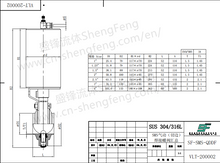 Load image into Gallery viewer, ShengFeng SS304 Sanitary SMS Welded Butterfly Valve with Pneumatic Actuator