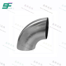 Load image into Gallery viewer, ShengFeng Hygienic SMS 90 degree Welded Short Elbow