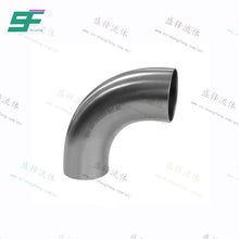 Load image into Gallery viewer, ShengFeng Hygienic SMS 90 degree Welded Long Type Elbow