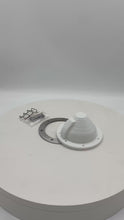 Load and play video in Gallery viewer, ShengFeng Hygienic Close Type Rubber Pipe Tube Through Wall Protection Cover