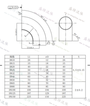 Load image into Gallery viewer, ShengFeng Hygienic DIN11851 90 degree Welded Short Elbow