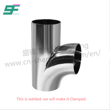 Load image into Gallery viewer, ShengFeng Hygienic R Type Tri-Clamp Tee