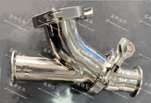 Load image into Gallery viewer, ShengFeng Hygienic Clamped Y Type Ball Check Valve with Ball