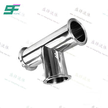 Load image into Gallery viewer, ShengFeng Hygienic DIN11851 Clamped Long Type Tee