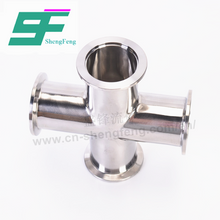 Load image into Gallery viewer, ShengFeng Hygienic Vacuum KF Equal Cross