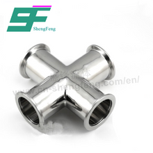 Load image into Gallery viewer, ShengFeng Hygienic Vacuum KF Equal Cross