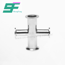Load image into Gallery viewer, ShengFeng Hygienic Vacuum KF Unequal Cross