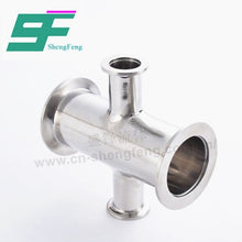 Load image into Gallery viewer, ShengFeng Hygienic Vacuum KF Unequal Cross