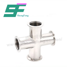 Load image into Gallery viewer, ShengFeng Hygienic Vacuum KF Equal Cross