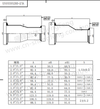 Load image into Gallery viewer, ShengFeng Hygienic SMS Clamped Concentric Reducer