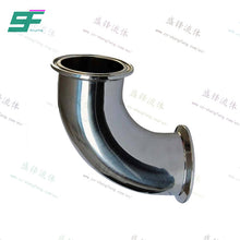 Load image into Gallery viewer, ShengFeng Hygienic DIN11851 90 degree Clamped Short Elbow