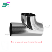 Load image into Gallery viewer, ShengFeng Hygienic R Type Tri-Clamp Tee