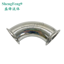 Load image into Gallery viewer, ShengFeng 2CMP Clamp Ends 90 Degree Sanitary Elbow