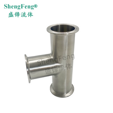 Load image into Gallery viewer, ShengFeng 7MP Clamp Ends Sanitary Equal Tee