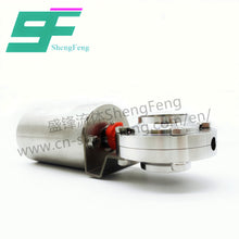 Load image into Gallery viewer, ShengFeng SS304 Sanitary SMS Welded Butterfly Valve with Pneumatic Actuator