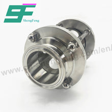 Load image into Gallery viewer, ShengFeng Hygienic SMS Clamped Sight Glass with Protective Shield Cover