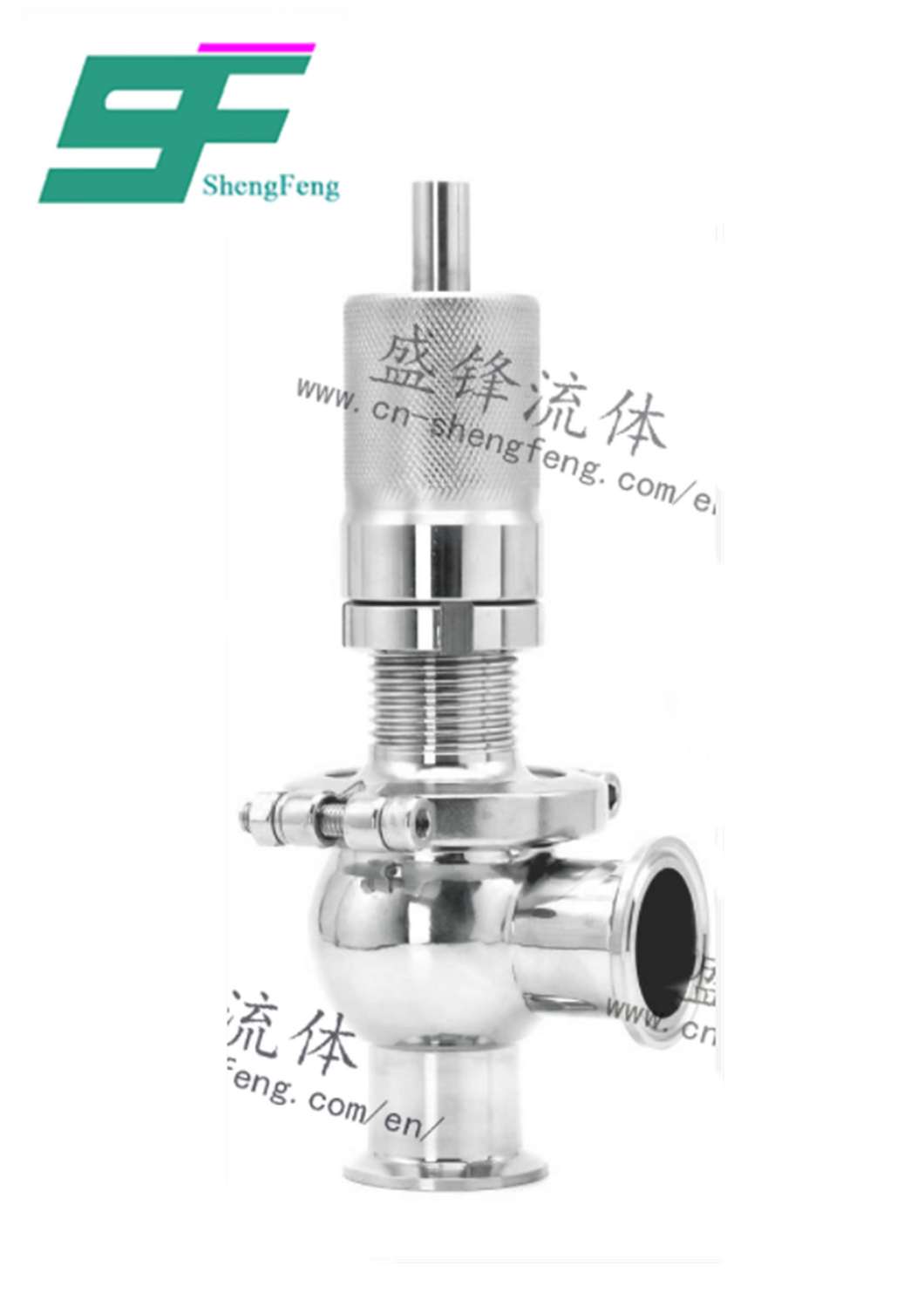ShengFeng Hygienic Clamped Safe Valve Safety Valve